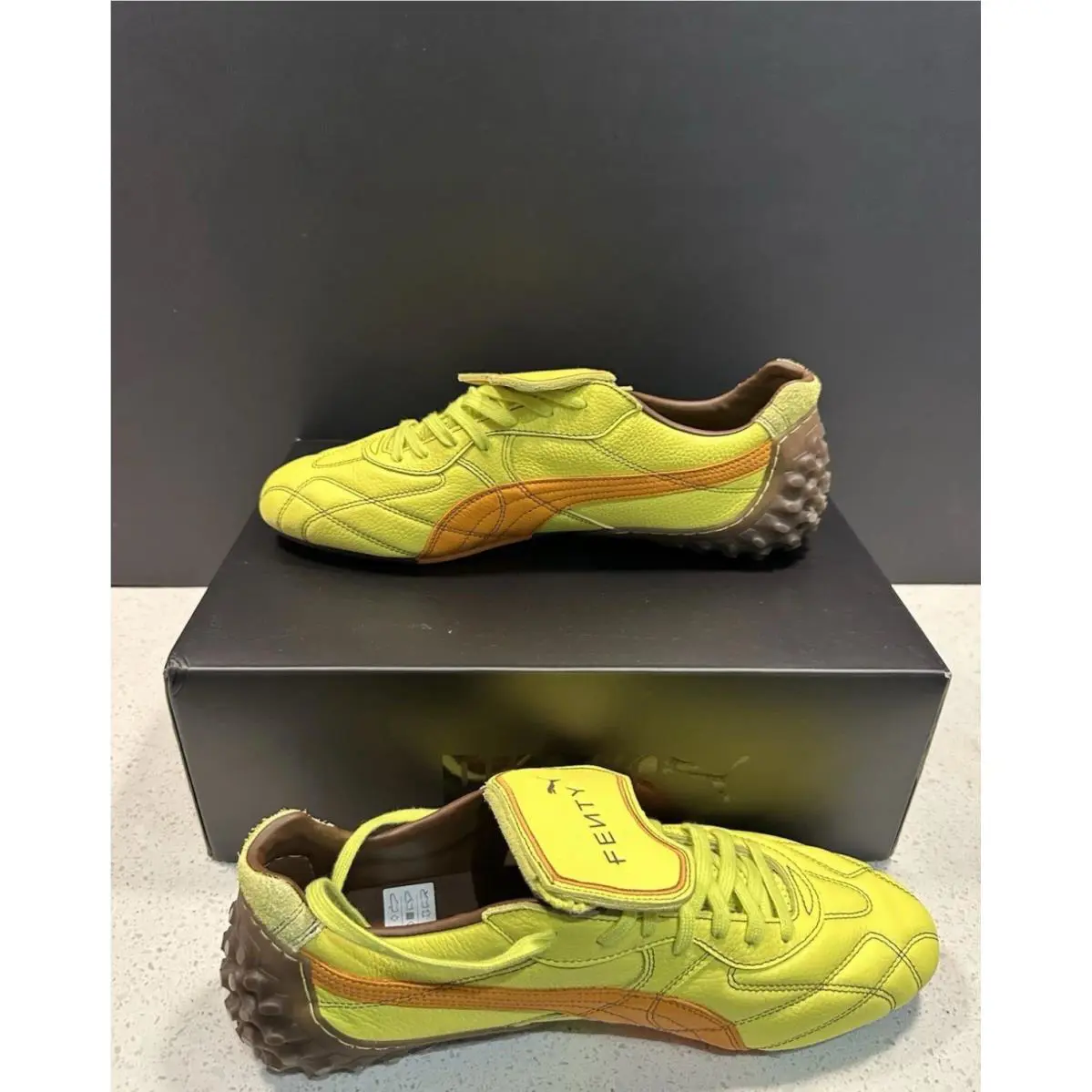 Puma shoes - Avanti LS Stitched - Avanti Stitched - 404814 02 - Yellow 1