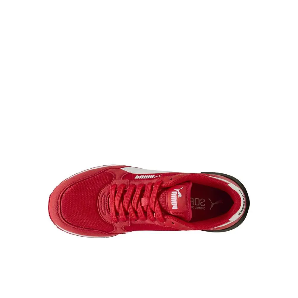 Puma shoes - PUMA St Runner V4 Mesh Lace Up  Youth - 39987617 - Red (UPC: 198556856872) 2