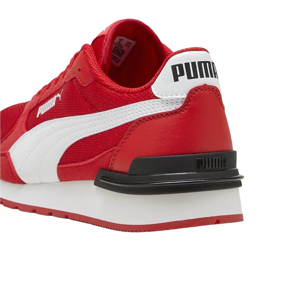 Puma shoes - PUMA St Runner V4 Mesh Lace Up  Youth - 39987617 - Red (UPC: 198556856872) 5