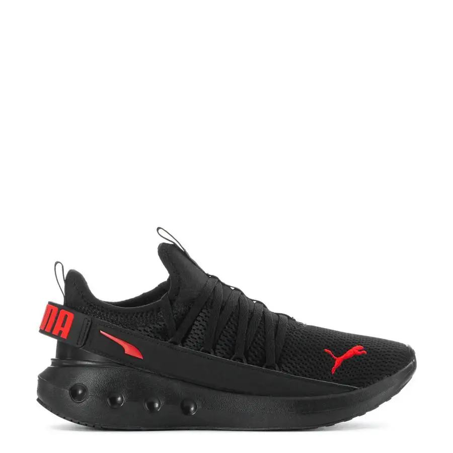 Puma Softride Carson Fresh Low Running Sneakers Men Shoes Black/red/ Size 12 - Black/Red - 310155-04
