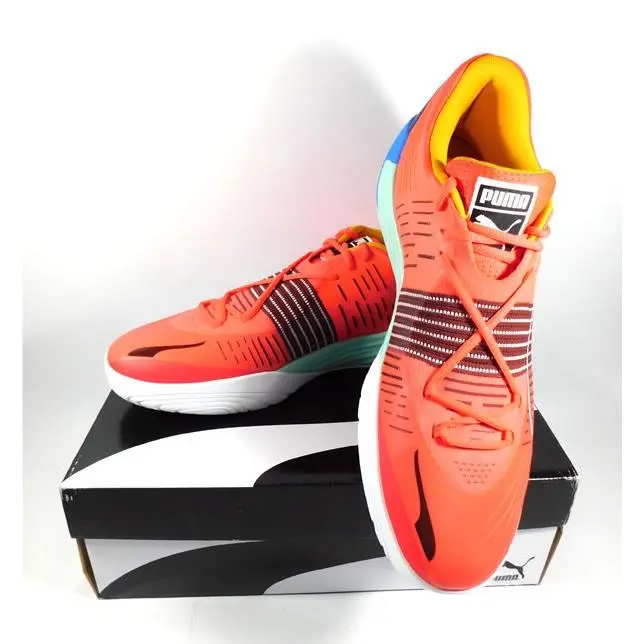 Nov. 13 2021 Puma Fusion Nitro Marvin Bagley Basketball Shoes Size 17 Sunblaze