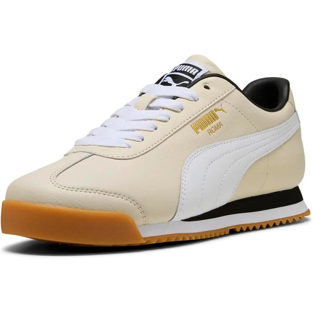 Puma Roma 24 Men’s Sneakers Size 7 Alpine Snow White Retro Leather Shoes - Alpine Snow White