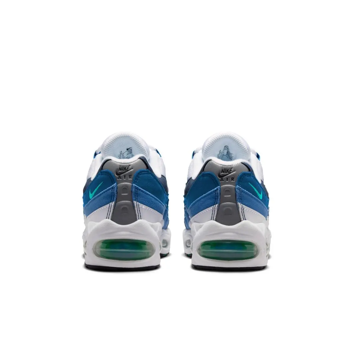 Nike shoes - IU7899100 - IU7899-100 - WHITE/EMERALD GREEN-LAKE BLUE 3