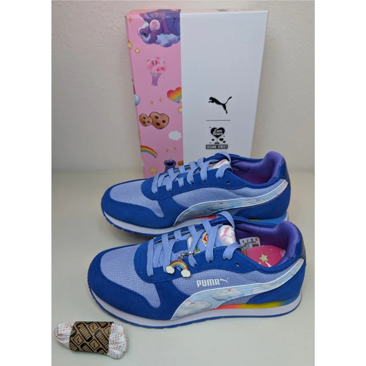 Size 6_PUMA X Care Bears X Sesame Street St Miler Junior Girls Sneakers