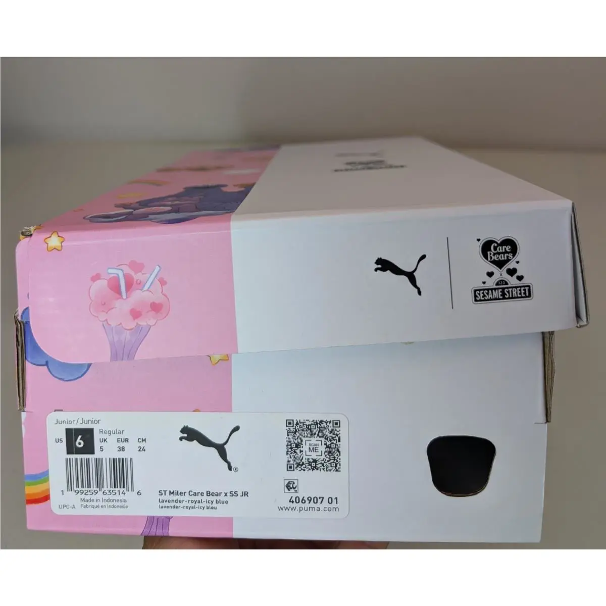 Puma shoes - ST Miler Care Bear x SS JR - 40690701 - Lavender-royal-icy blue (UPC: 199259635146) 16