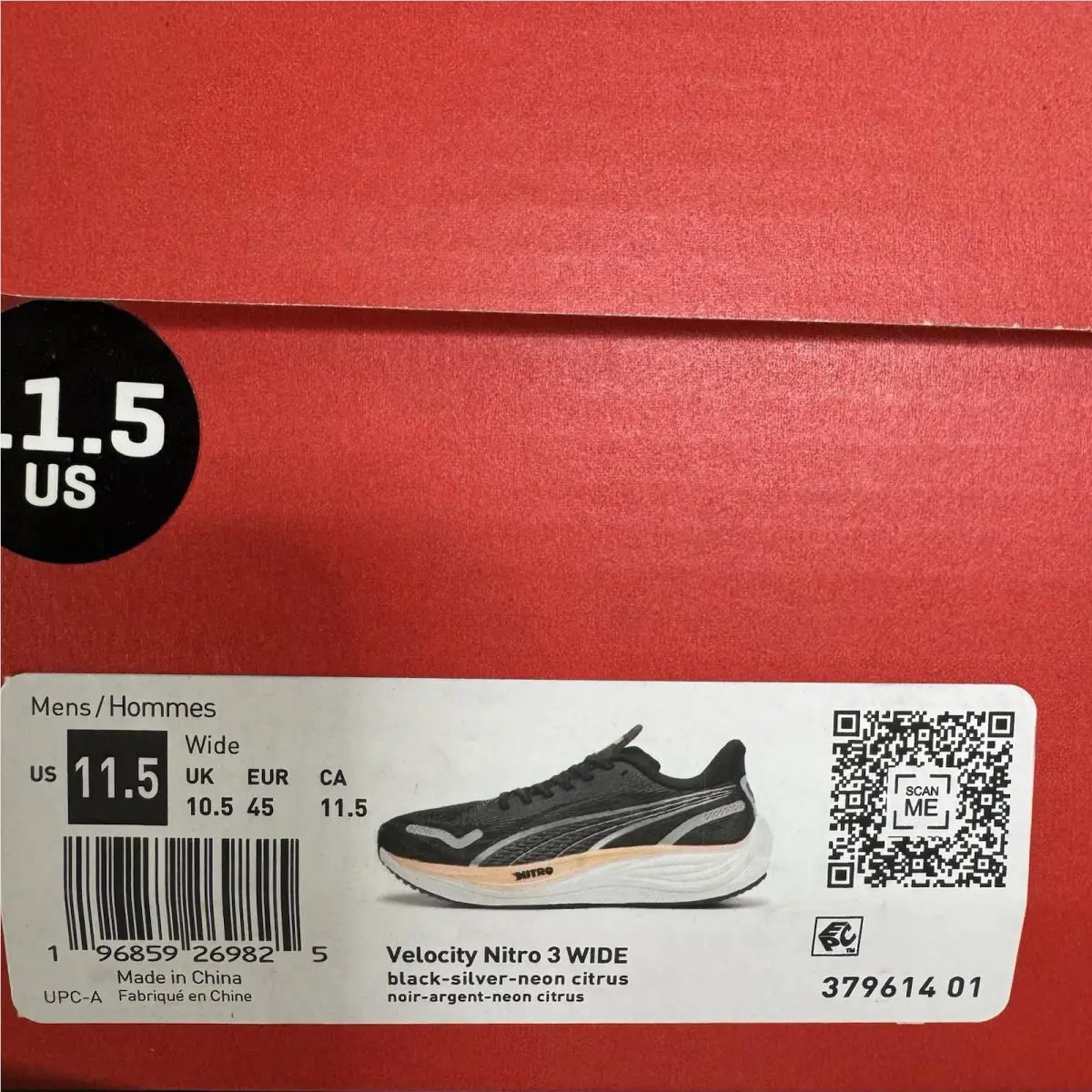 Puma shoes - PUMA Velocity Nitro - Velocity Nitro - 379614-01 - Black (UPC: 0196859269832) 7