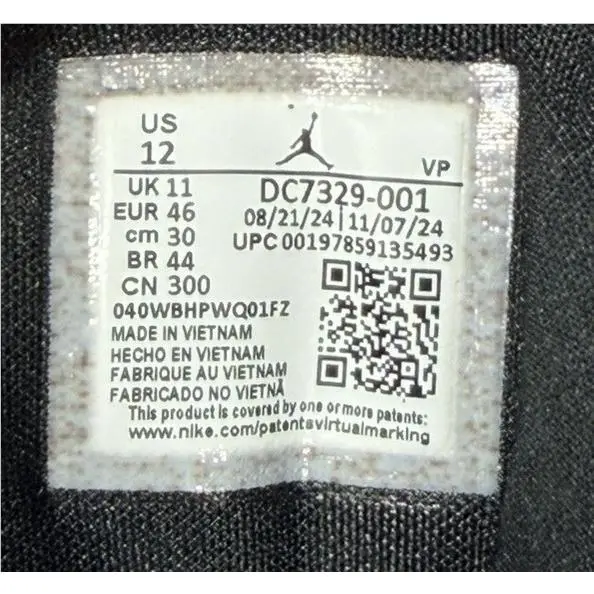 Nike shoes - Air Jordan Flight Club 91 - DC7329-001 - Black (UPC: 197859135493) 11