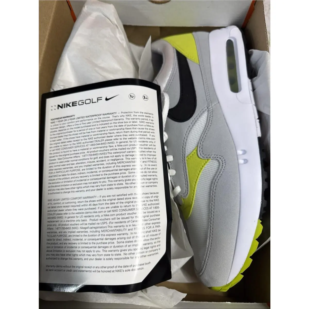 Nike shoes - Nike Air Max 1 - Air Max - DV1403-004 - Wolf Grey/Black-White-Bright Cactus 5