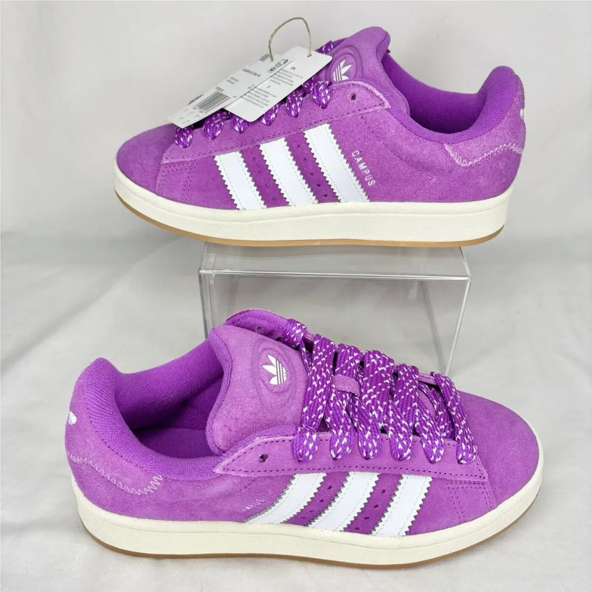 Adidas Women`s Shoes Campus 00s W Purple 7 US White Laces