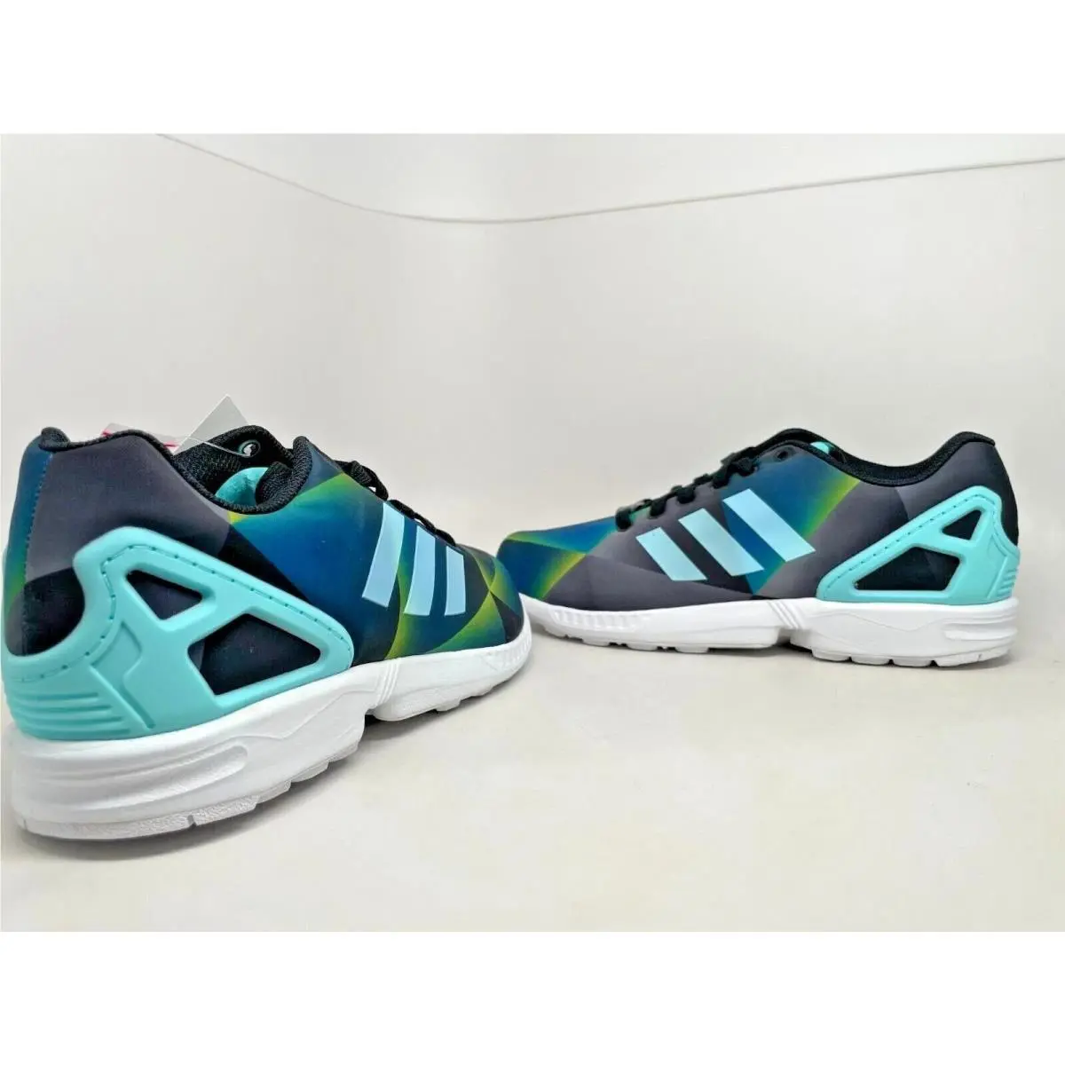 Adidas shoes - adidas ZX Flux - Flux - B34516 - Navy Aqua-Black-White 4