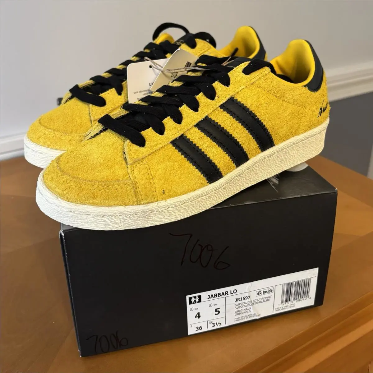 Adidas shoes - adidas Jabbar - Jabbar - JR1597 - Yellow (UPC: 197619290424) 10