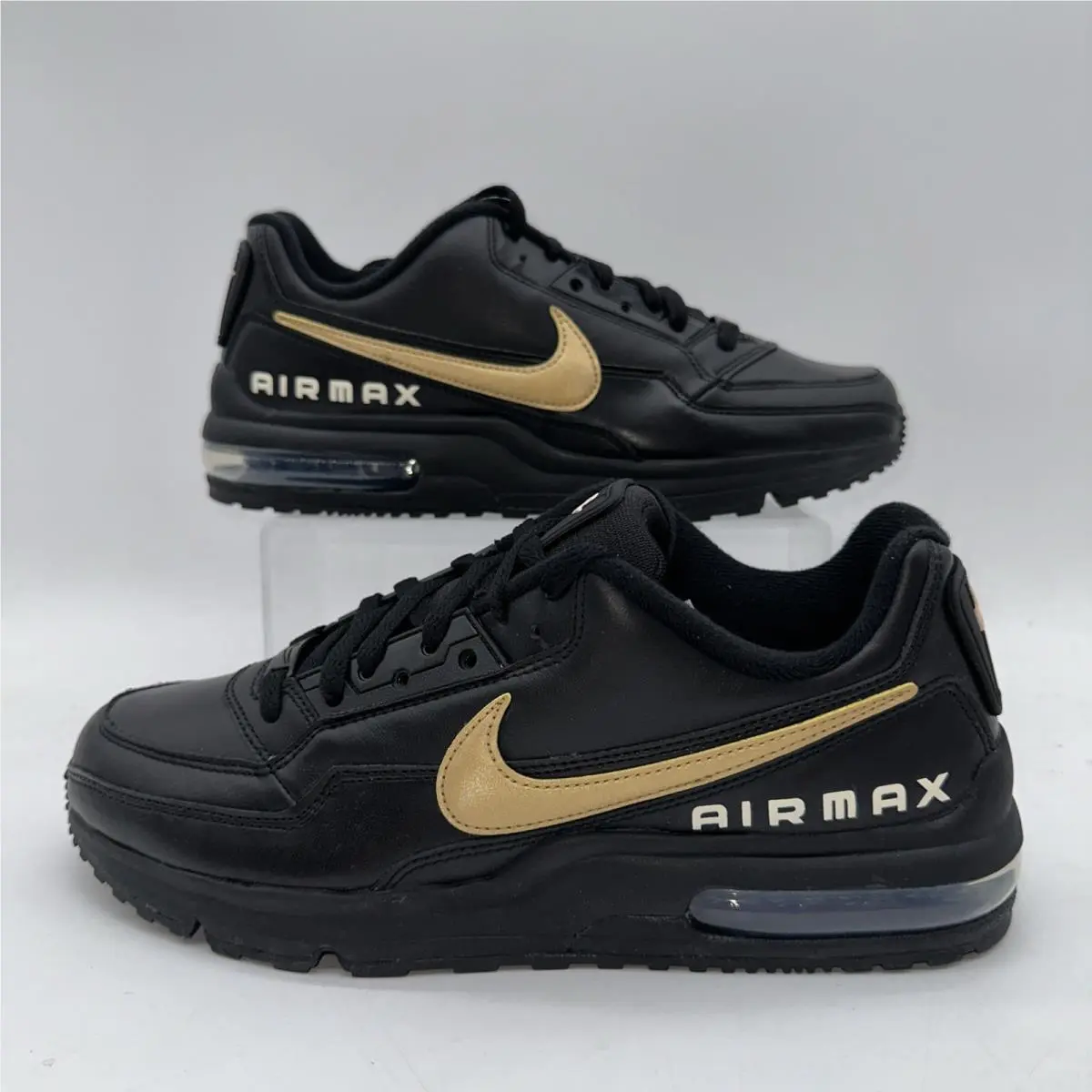 Nike Men`s Size 9.5 Air Max Ltd 3 Prm IO7524 010 Black Running Sneaker Sports