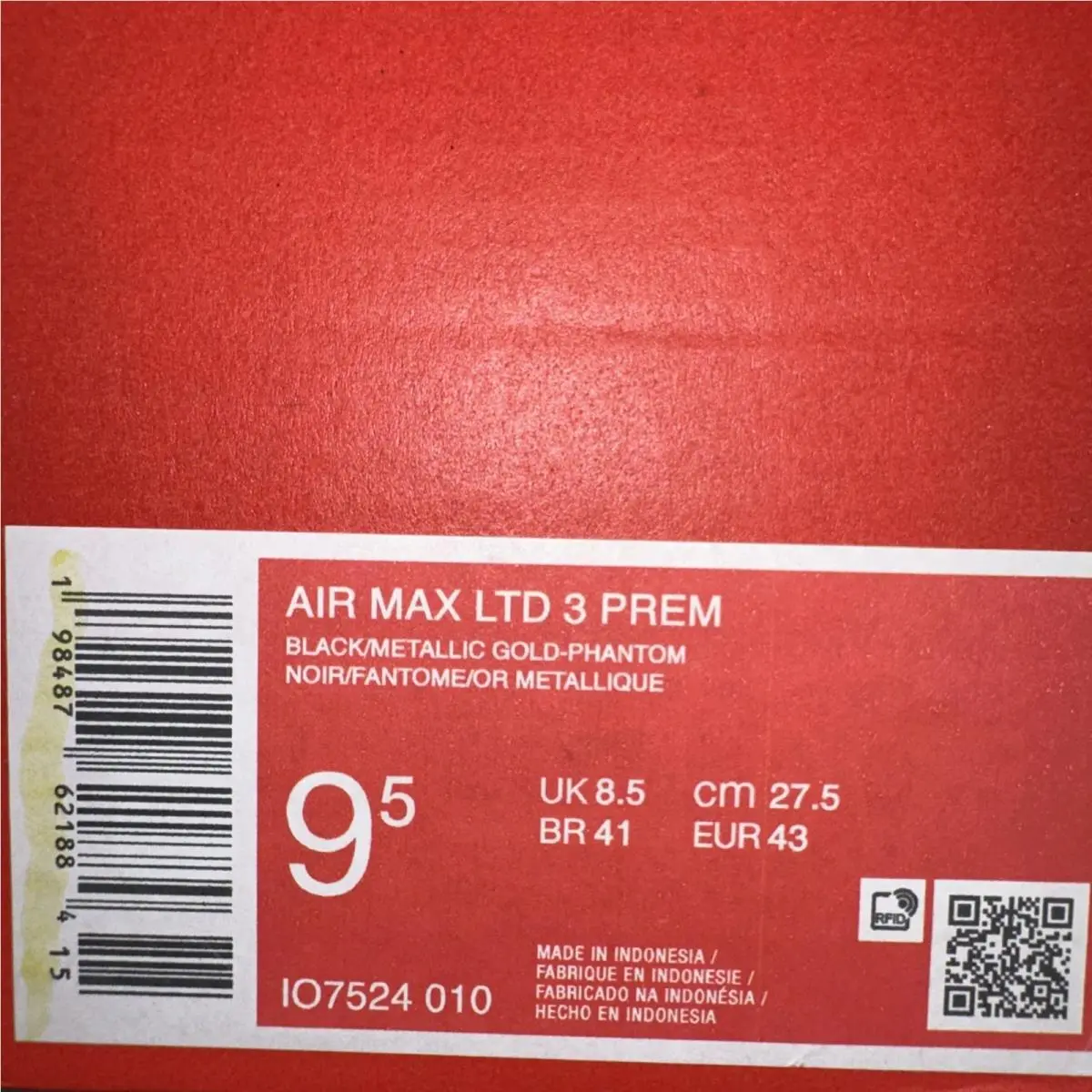 Nike shoes - Nike Air Max LTD 3 - IO7524-010 - Black 4