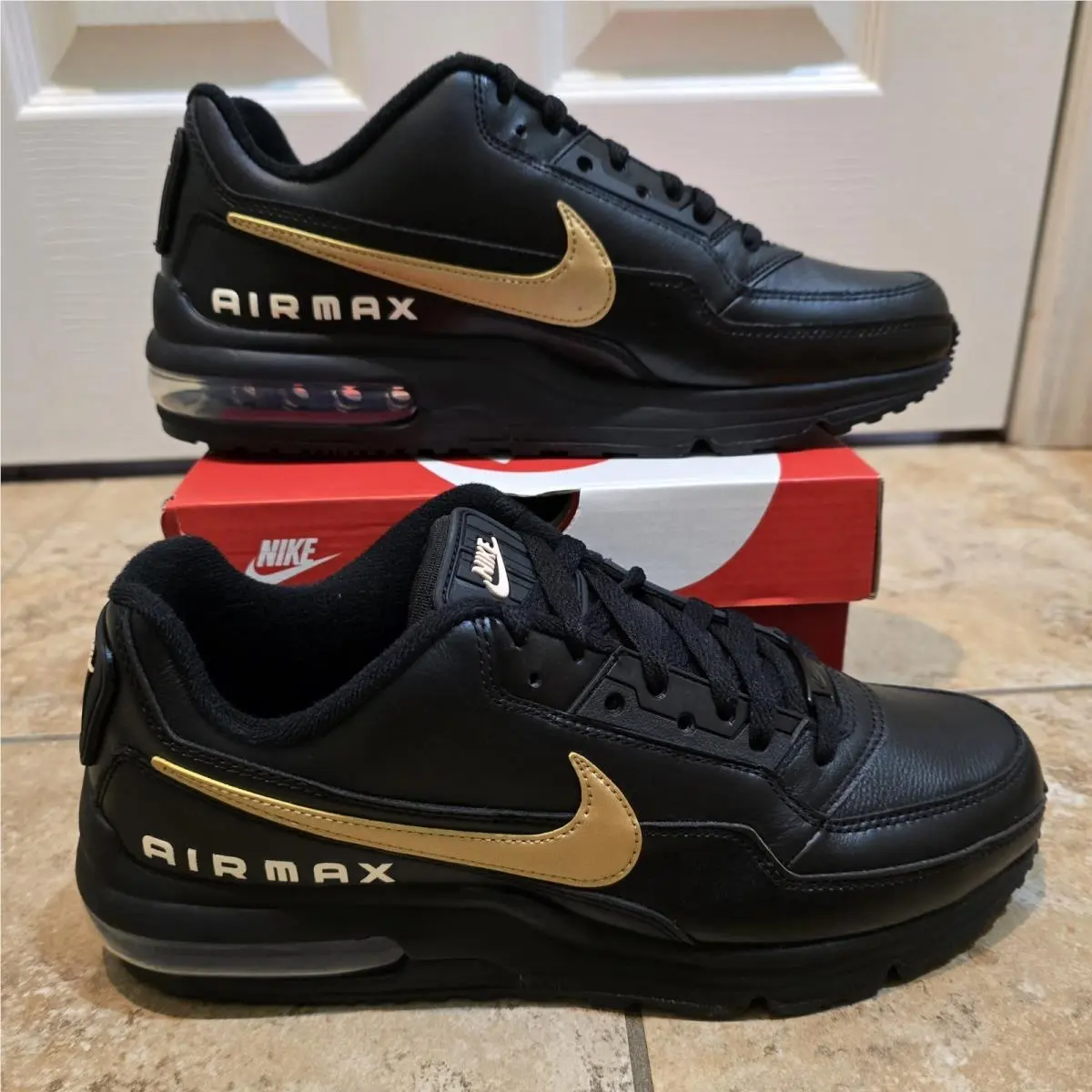 Air Max Ltd 3 Premium Black Metallic Gold Phantom IO7524-010 Mens 10 by Nike
