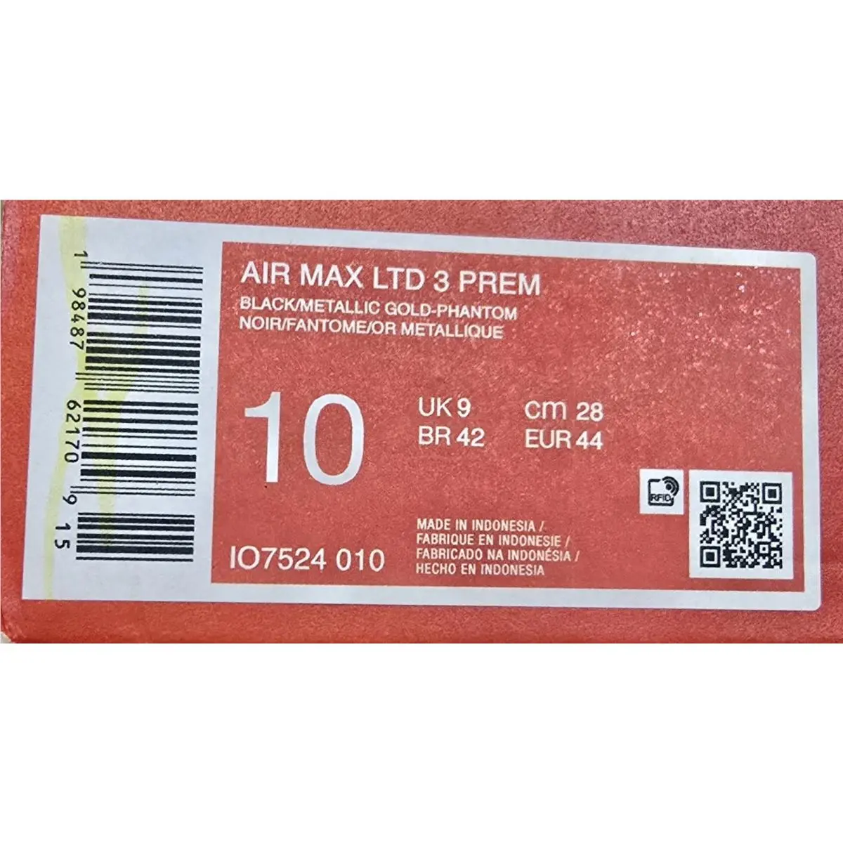 Nike shoes - Nike Air Max LTD 3 Prem - IO7524-010 - Black (UPC: 198487621709) 10