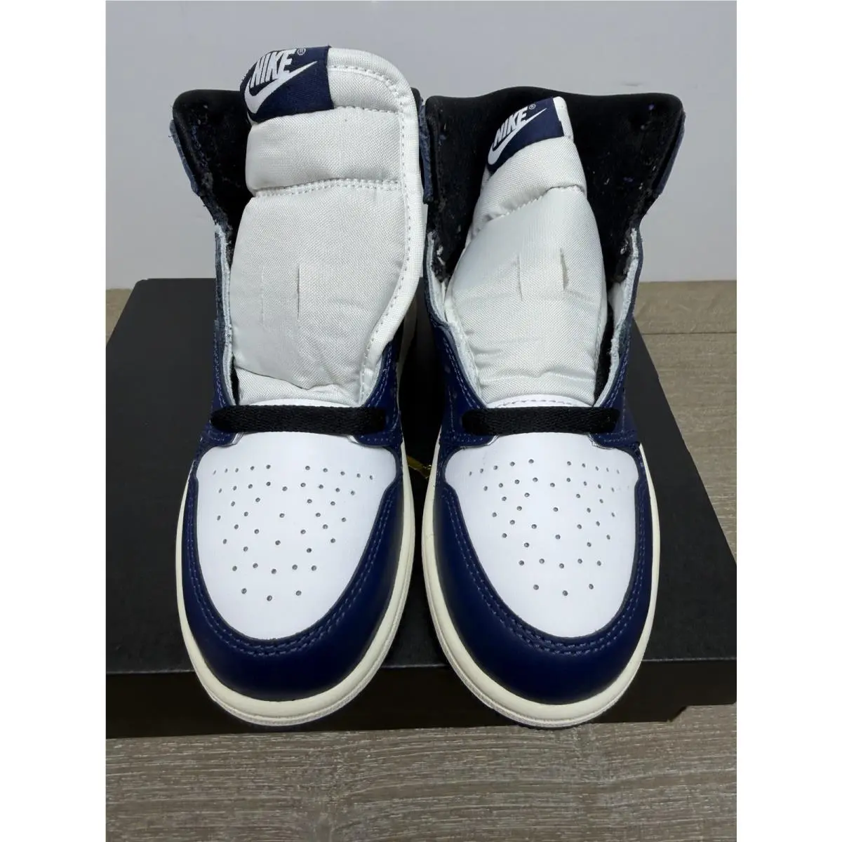 Nike shoes - Air Jordan 1 - Air - FD5304010 FD5304 010 - Black, Medium Gray - White 5