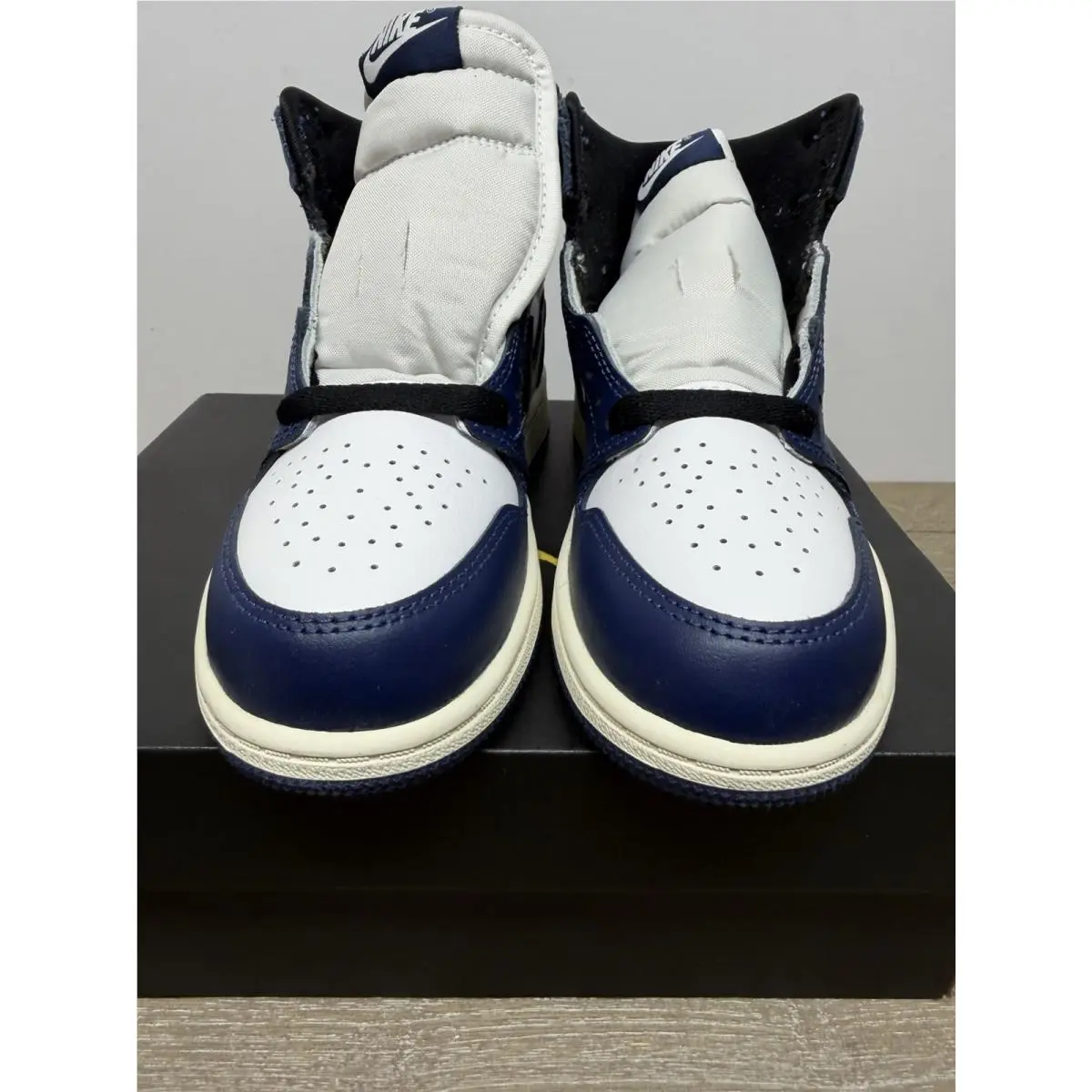 Nike shoes - Air Jordan 1 - Air - FD5304010 FD5304 010 - Black, Medium Gray - White 6