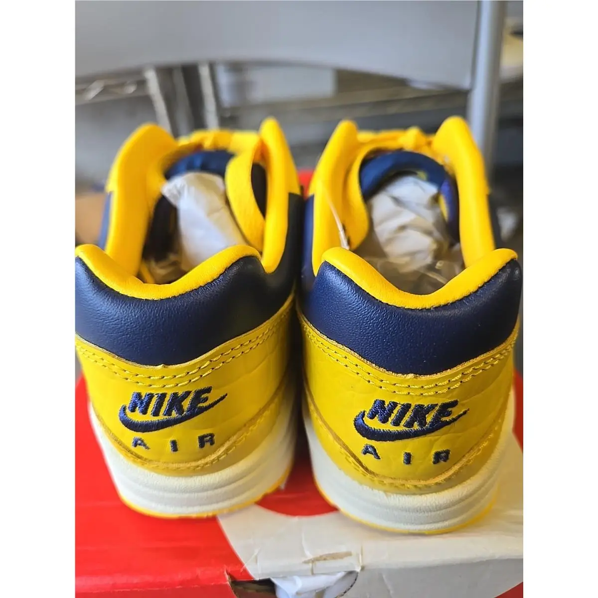Nike shoes - Nike Air Max 1 - Air Max - FJ5479-410 - Midnight Navy/Varsity Maize-Natural 2