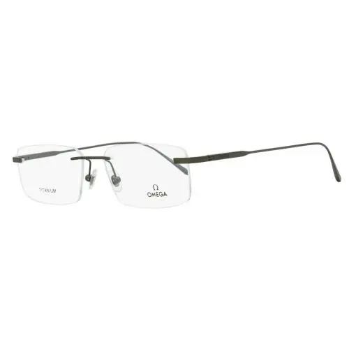 Omega Rimless Eyeglasses OM5037 008 Gunmetal 56mm