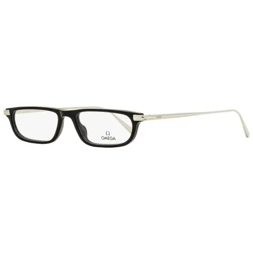 Omega Rectangular Eyeglasses OM5012 01A Black/palladium 52mm 5012