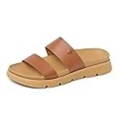 Reef Womens Vista Luxe Thea Platform Sandal Vegan Leather Strap Ultra Cushion