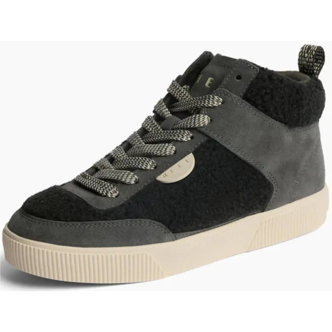 Reef Women`s Lay Day Hi High Top Sneaker Raven Cozy 7M