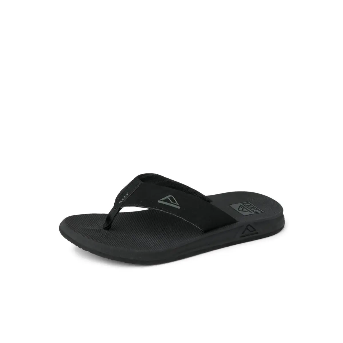 Mens Beach Flip Flop Water Friendly Soft Supportive Molded Footbed Black Size 9 by Reef