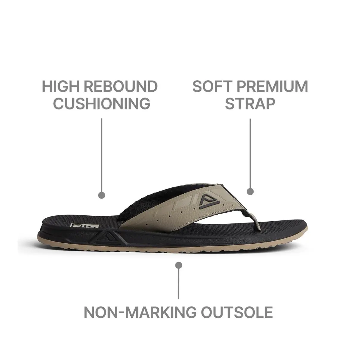 Reef shoes - Rf002046 - Rf002046 - Black/Tan (UPC: 881862647455) 3