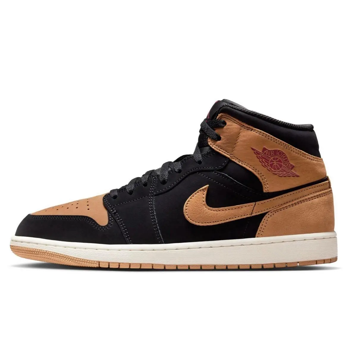 Nike shoes - Nike Air Jordan 1 - Air - HV4091 002 - Black/Flax/Varsity Red 16