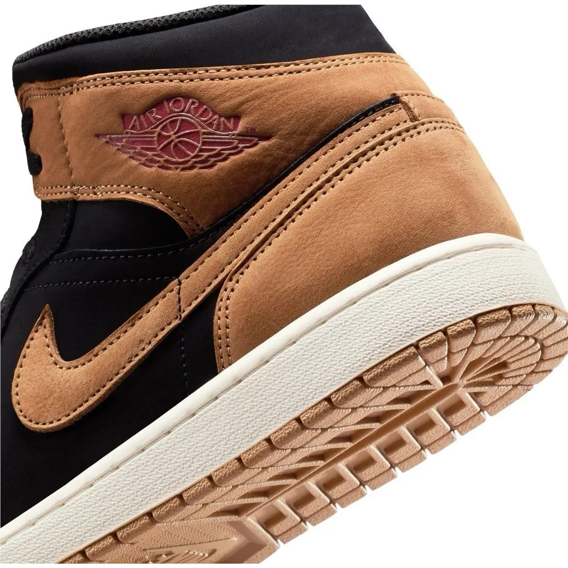 Nike shoes - Nike Air Jordan 1 - Air - HV4091 002 - Black/Flax/Varsity Red 18