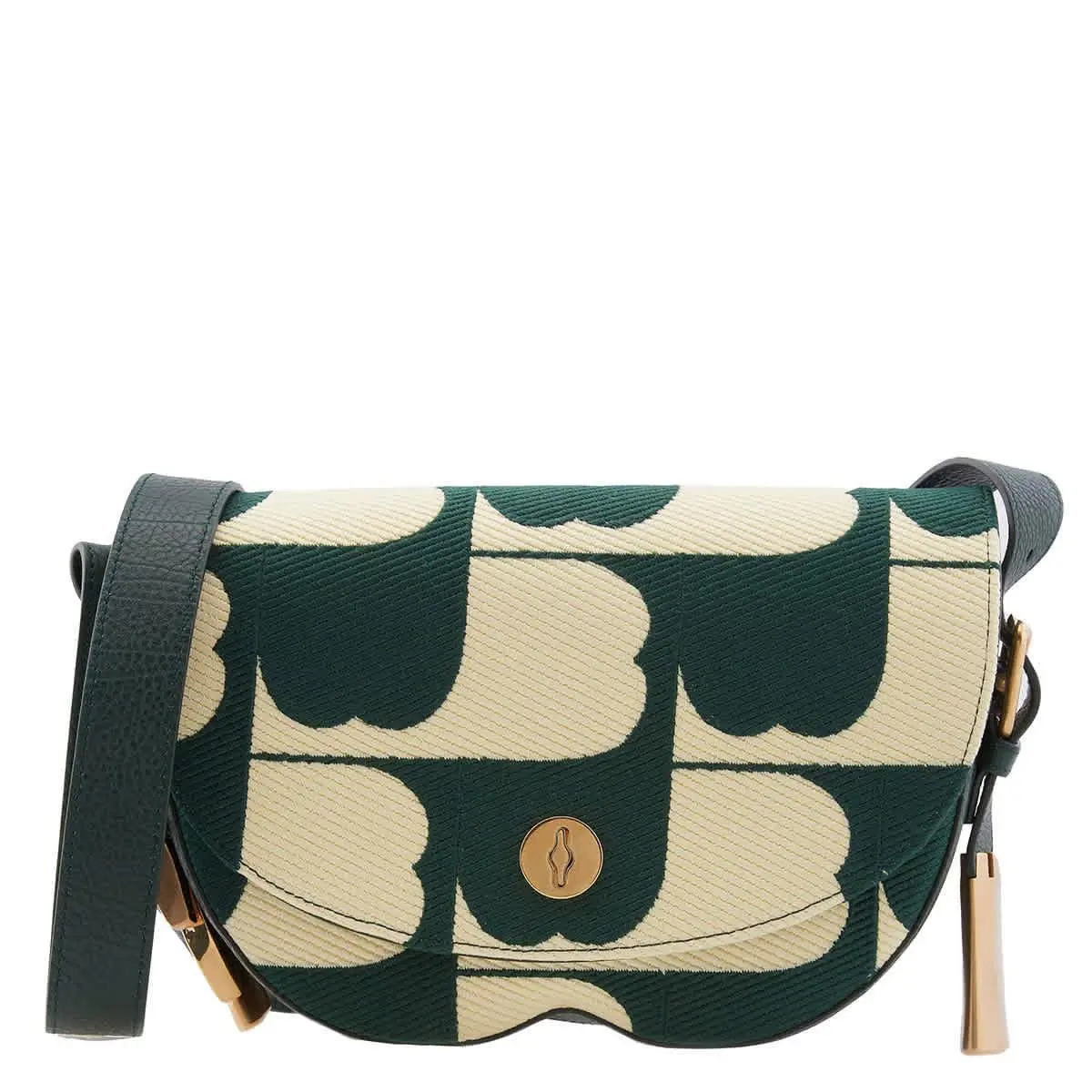 Burberry Chess Satchel Cotton Crossbody Bag 8082082