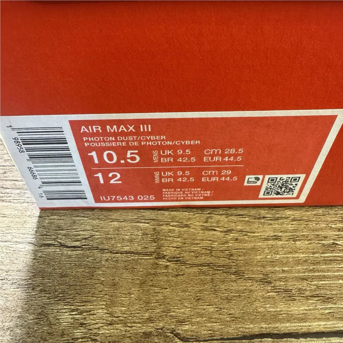Nike shoes - Nike Air Max III - Air Max III - IU7543-025 - White 0