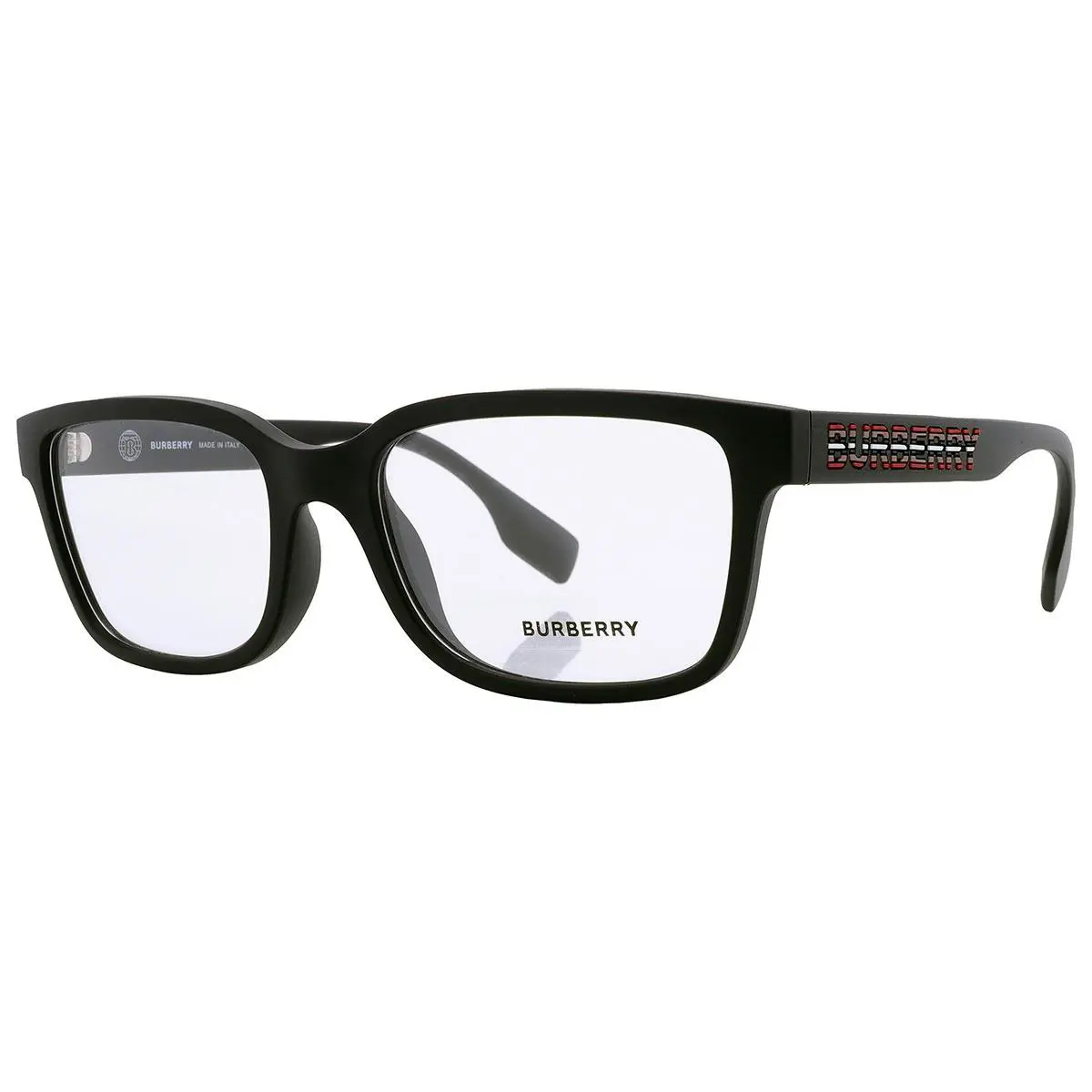 Burberry BE2379U 3464 Charlie Eyeglasses 57mm Matte Black / Clear Demo Lens