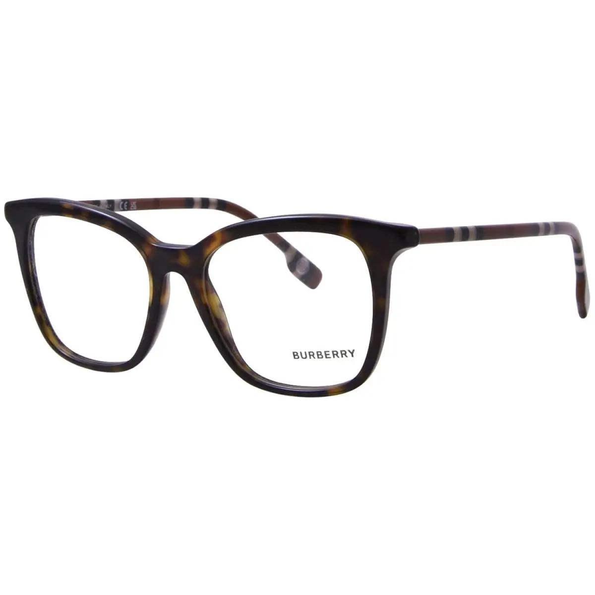 Burberry BE2390 4017 Eyeglasses 52mm Dark Havana / Clear Demo Lens