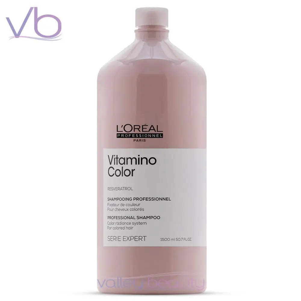 L`oreal Serie Expert Resveratrol Vitamino Color Shampoo For Colored Hair Huge - Red
