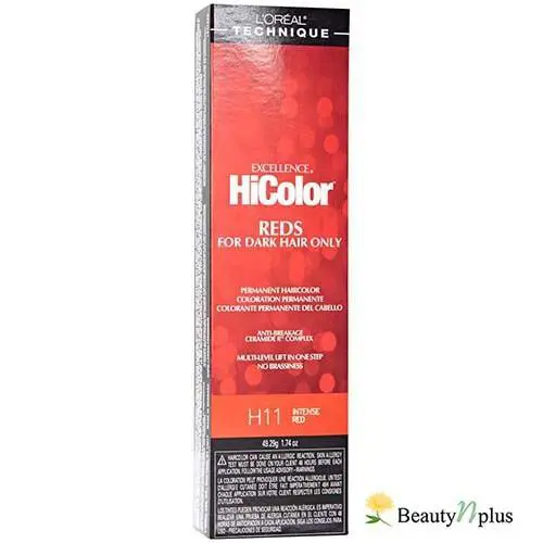 L`oreal Excellence Hicolor For Dark Hair 1.74oz 6 Packs H12 - Deep Auburn Red by L'Oréal