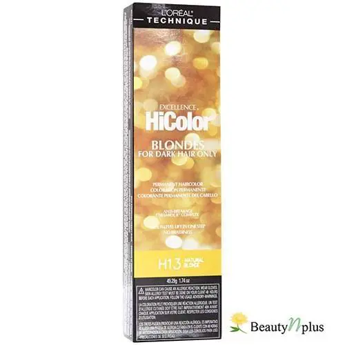 L`oreal Excellence Hicolor For Dark Hair 1.74oz 6 Packs H13 - Natural Blonde by L'Oréal