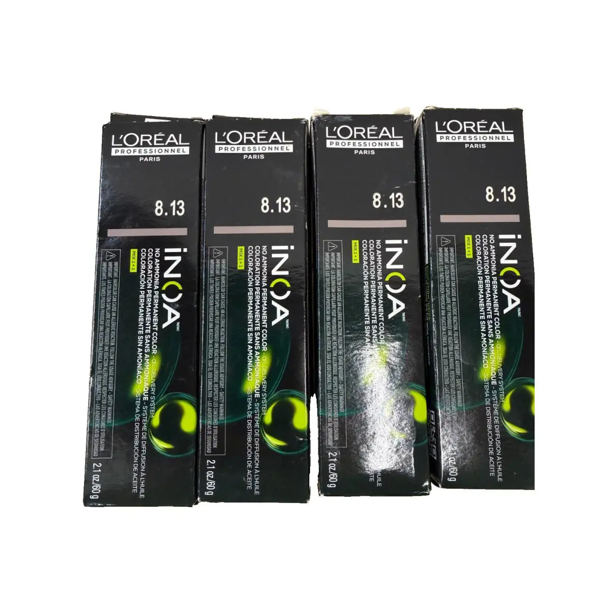 L`oréal L’oreal Professional Paris Inoa Hair Color 8.13 Permanent Dye 2.1oz Set of 4