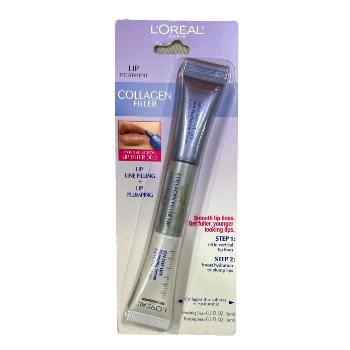 L`oreal Lip Treatment Collagen Filler .2 oz Retired