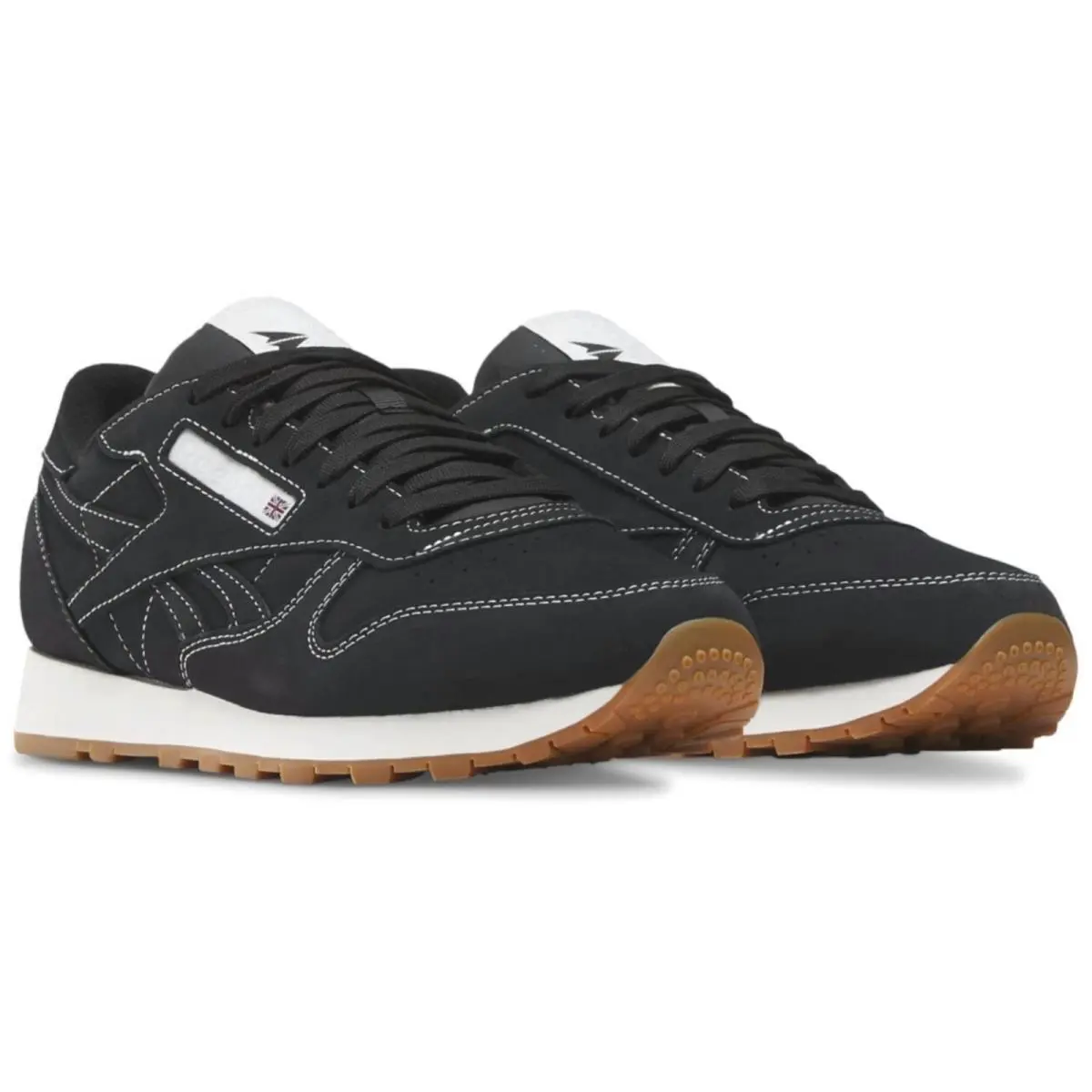Reebok shoes - Reebok Classic Leather - Classic Leather - Black, Manufacturer: Black/Chalk/Gum 2