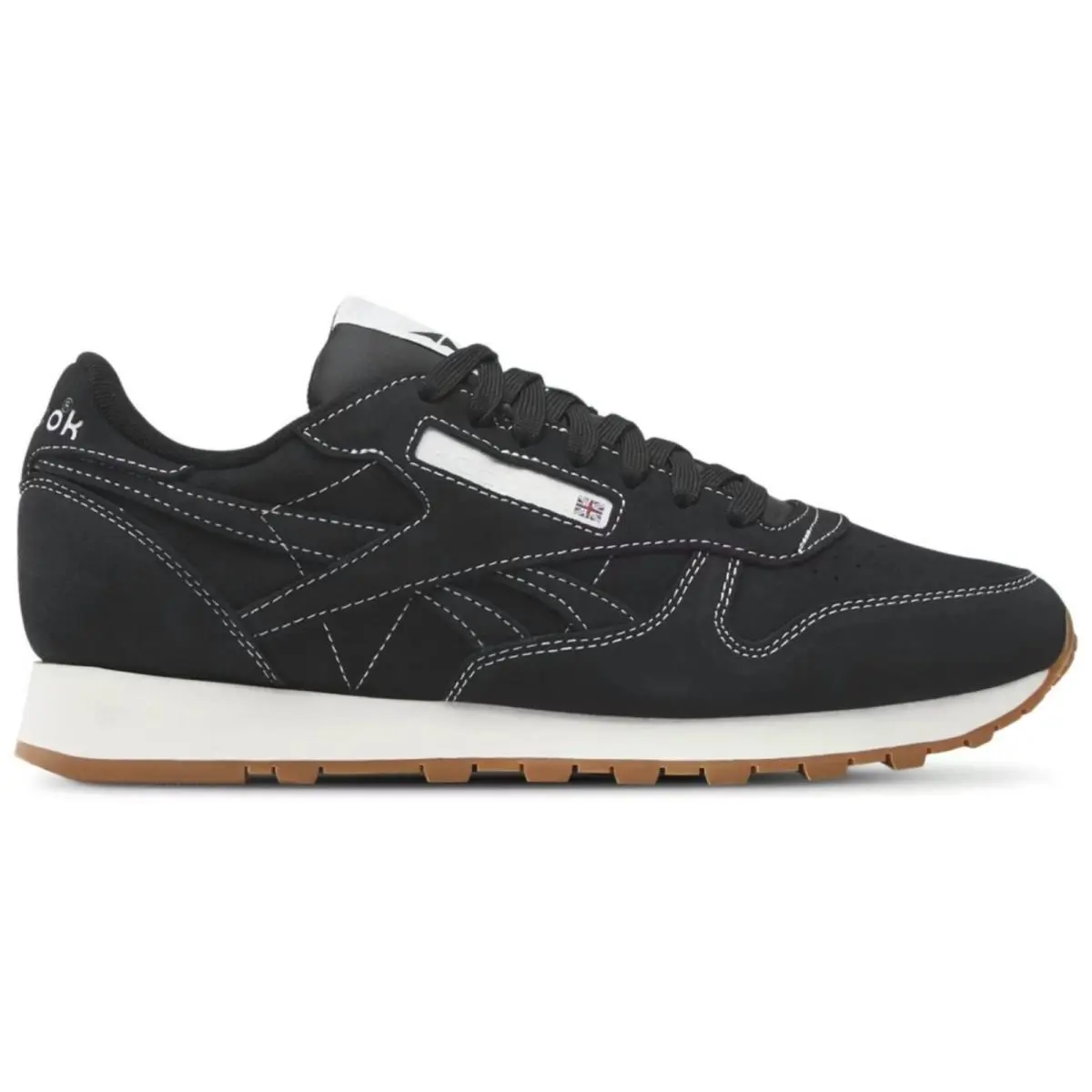 Reebok shoes - Reebok Classic Leather - Classic Leather - Black, Manufacturer: Black/Chalk/Gum 3