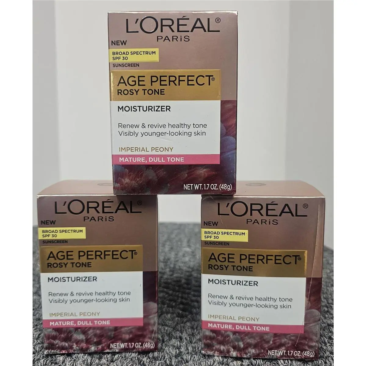 L`oréal 3 X L’oréal Paris Broad Age Perfect Moisturizer 1.7oz/each Exp 11/26
