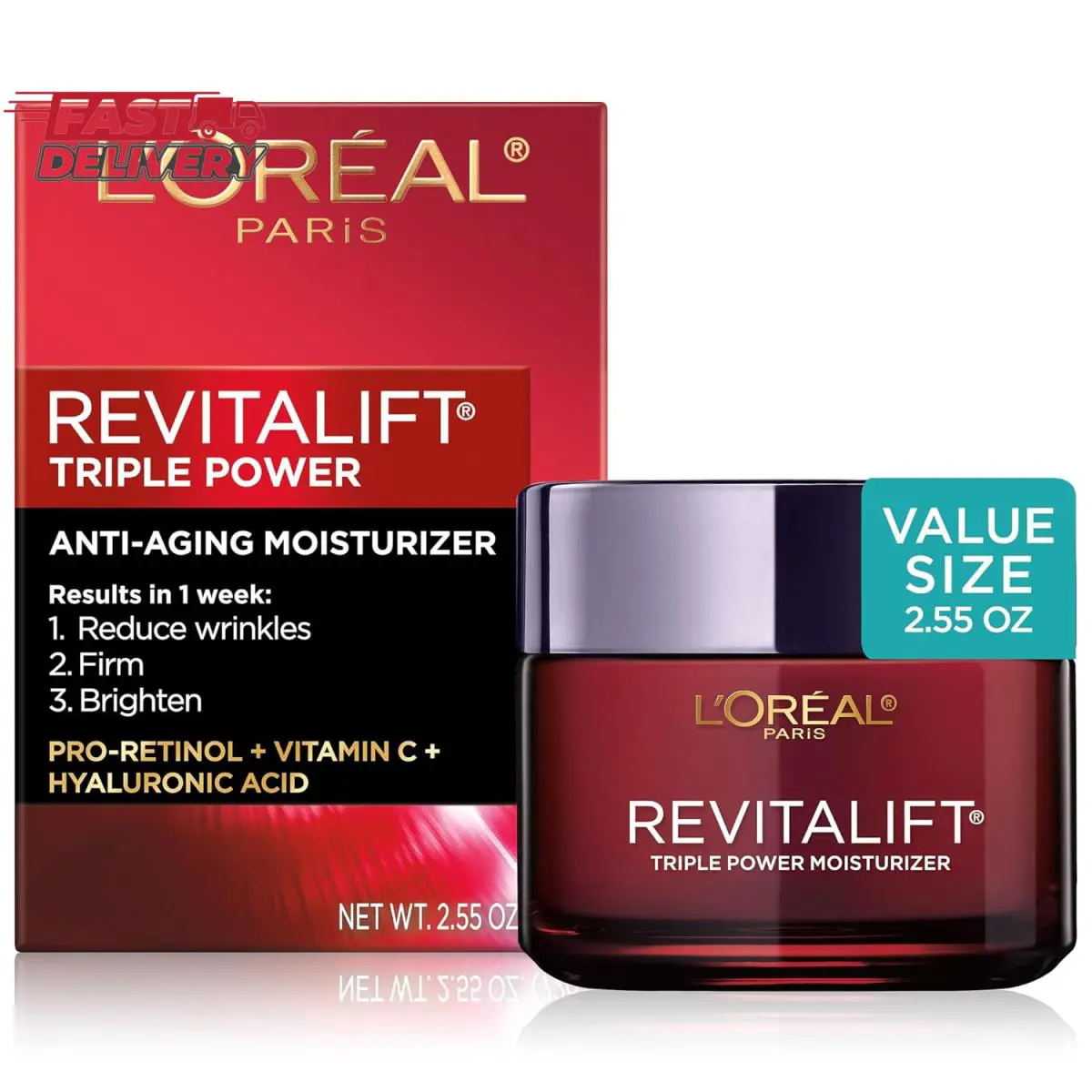 L`oreal Paris Revitalift Triple Power Anti-aging Face Moisturizer Pro Retinol
