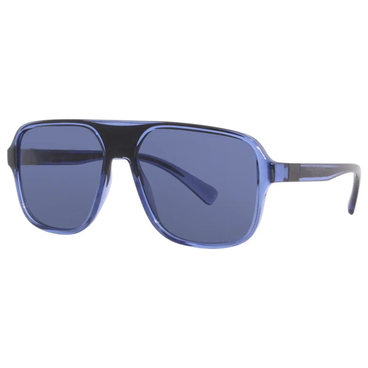 Dolce Gabbana DG6134 325880 Sunglasses Men`s Transparent Blue/dark Blue 57mm