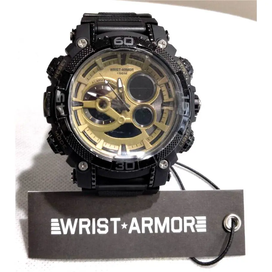 Wrist-armor Mens Waterprof Multifunction Air Force Lcd Watch by Wrist Armor