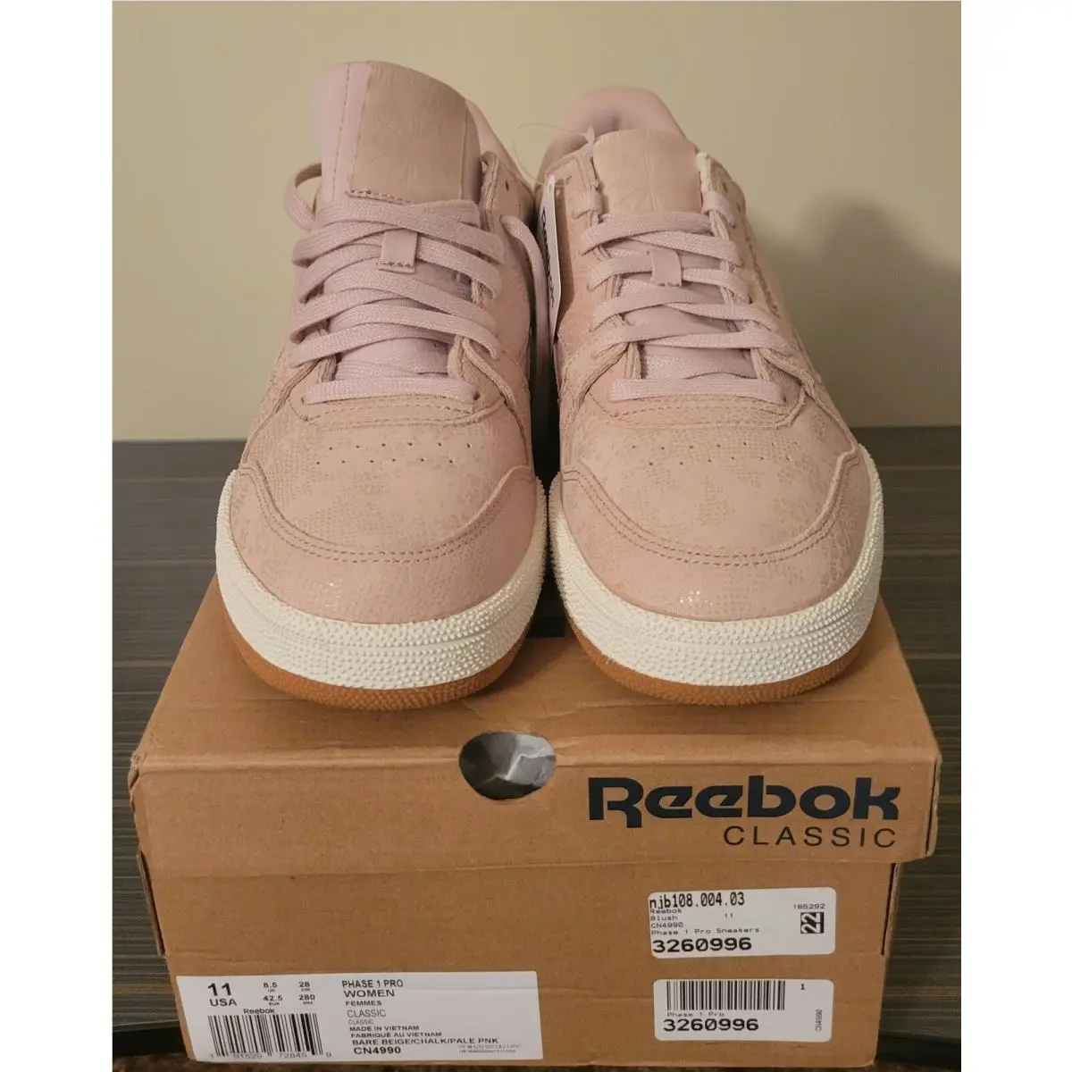 Reebok shoes - Phase 1 Pro - Phase Pro - CN4990 - Pink, Secondary: White 1