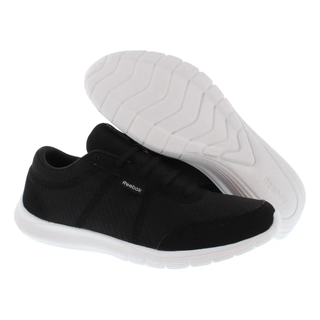 Reebok Walk Ahead Action Womens Shoes Size 8.5 Color: Black/white