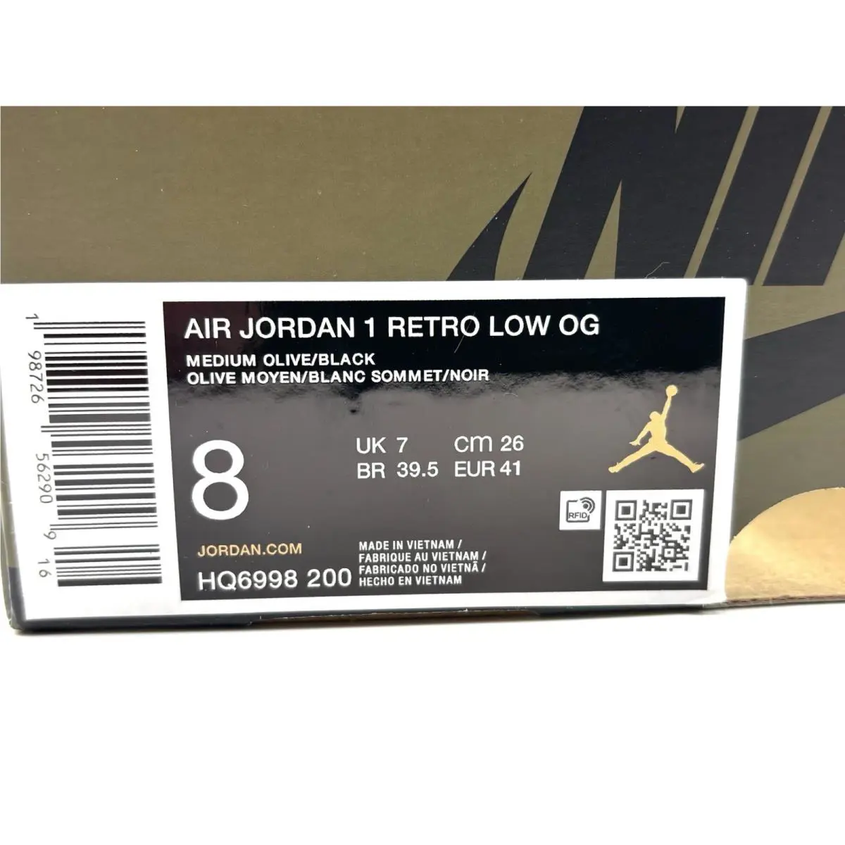 Nike shoes - Nike Air Jordan 1 - Air - HQ6998-200 - Green 10