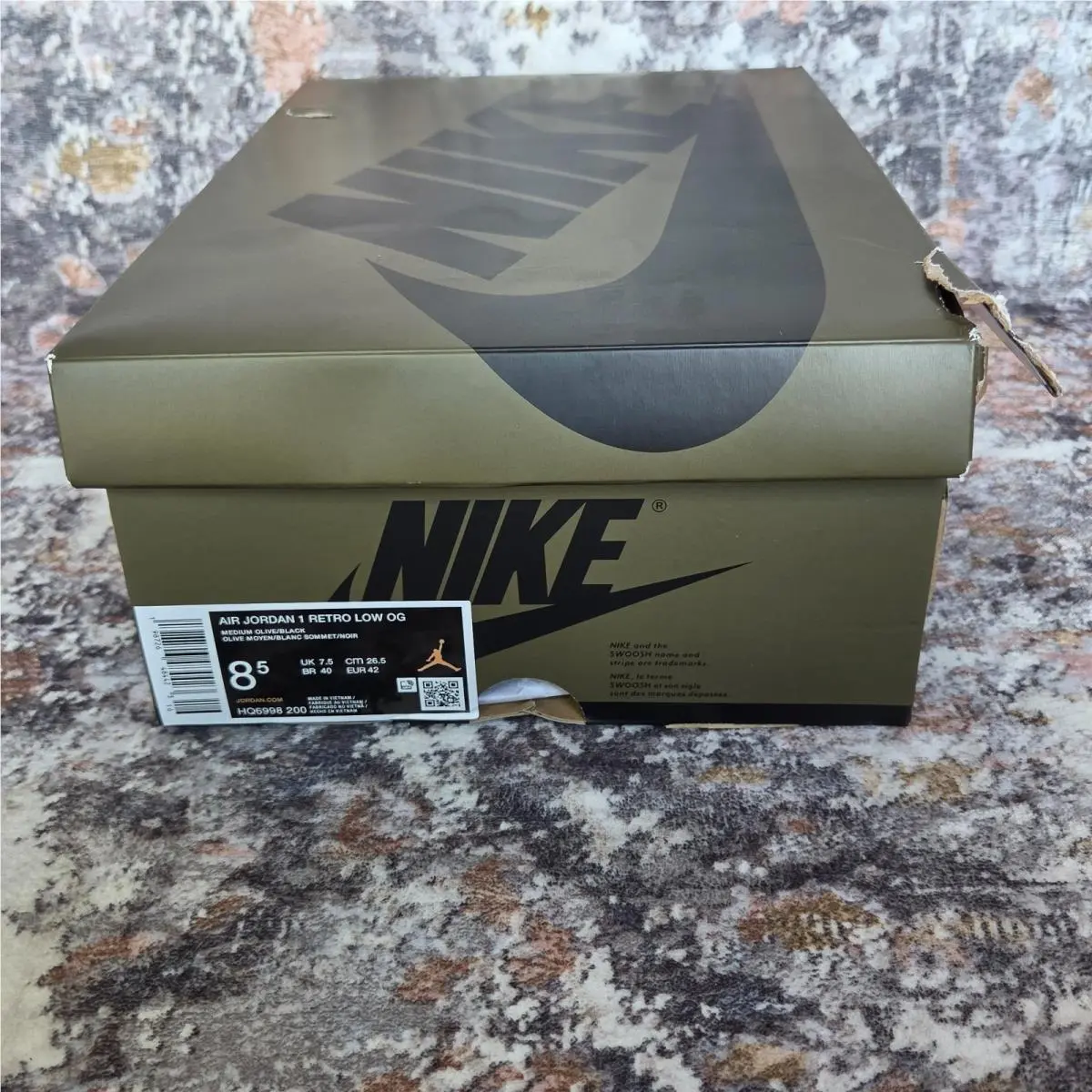 Nike shoes - Air Jordan 1 - Air - HQ6998-200 - Medium Olive Black 12