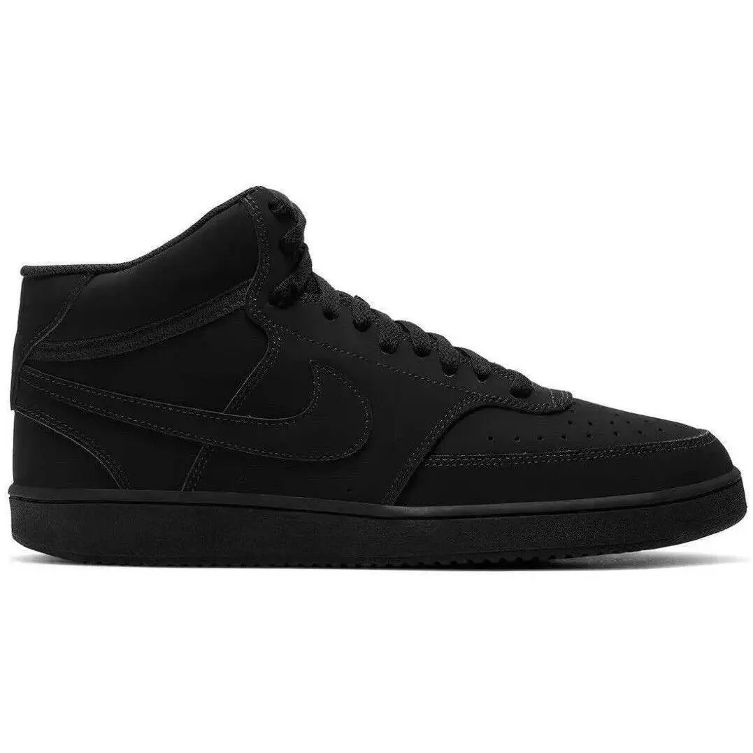 Size 11.5 -  Court Vision Mid Triple Black by Nike